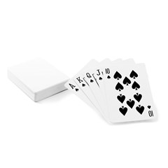 Two Photo Collage Playing Cards Single Design (Rectangle) View1