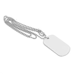 Ethnic Pattern Name Dog Tag Dog Tag (One Side) View4