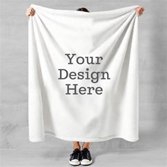  Personalized Name Mermaid Tail Birthday Two Sides Premium Plush Fleece Blanket (Kids Size) View1
