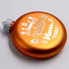 Personalized Name Pet LED Glass Round Ornament View8