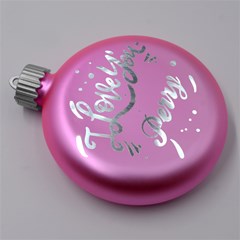 Personalized Name Pet LED Glass Round Ornament View18