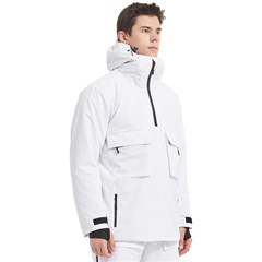 Custom Color Mix Colorblocked Any Text Name Men s Pullover Zip Ski and Snowboard Waterproof Breathable Jacket View7