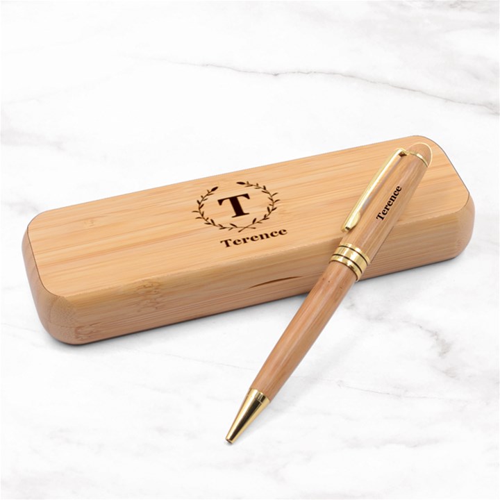 Personalized Name Alderwood Pen Set