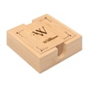 Personalized Name Bamboo Coaster Set View2