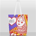 Poker Graphic Full Print Rope Handle Tote (Small) View1