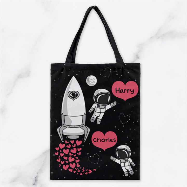 Space Valentine Classic Tote Bag