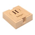 Personalized Family Name Bamboo Coaster Set View2