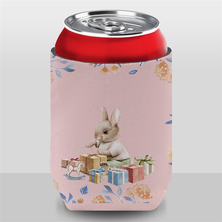 Personalized Easter Rabbit Bunny Name Can Cooler