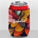 Personalized Spring Floral Name Can Cooler View2
