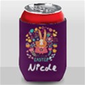 Personalized Easter Rabbit Name Can Cooler View1