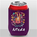 Personalized Easter Rabbit Name Can Cooler View2