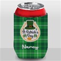 Personalized St Patricks Day Pattern Name Can Cooler View1