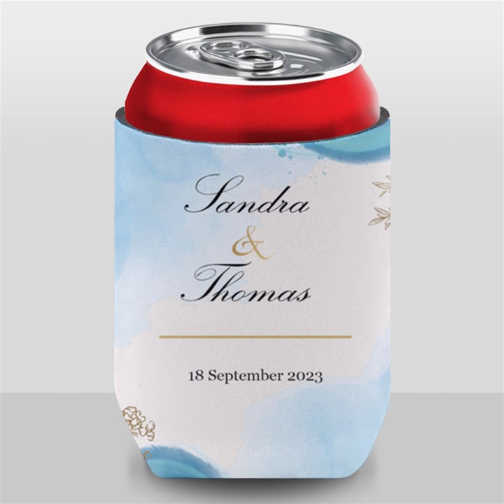 Personalized Wedding Name Can Cooler