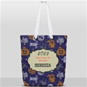 Halloween Pattern Full Print Rope Handle Tote (Small) View1
