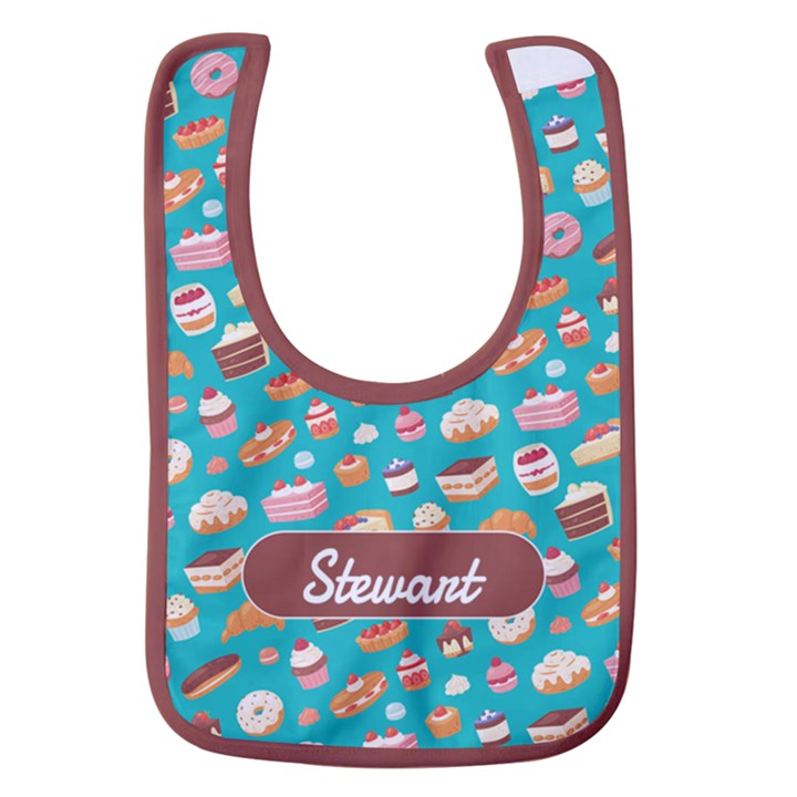 Dessert Name Baby Bib Baby Bib