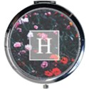 Personalized Initial Flower Mini Round Mirror Mini Round Mirror View1