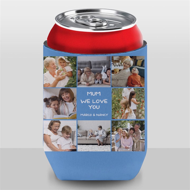 Personalized Photo We Love You Can Cooler Can Cooler