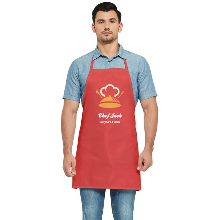 Hat Chef Logo Personalised Name Kitchen Apron