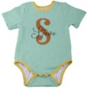 Personalized Color Initial Name Baby Short Sleeve Bodysuit Baby Short Sleeve Bodysuit View1