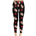 Personalized Couple Heart Many Faces Everyday Leggings Everyday Leggings  View1
