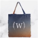 Personalized Initial Tote Bag Grocery Tote Bag View1