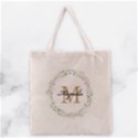 Personalized Initial Name Tote Bag Grocery Tote Bag View2