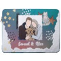 Personalized Photo Illustration Lover Name Laptop Sleeve Case with Pocket 17  Vertical Laptop Sleeve Case With Pocket View1