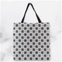 Personalized Name Retro Old Style Grocery Tote Bag View2