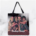 Personalized Comic Style City Lover Photo Grocery Tote Bag View2