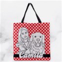 Personalized Hand Draw Style Heart 3 Grocery Tote Bag View2