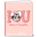 Personalized Photo Name I Love  You Hardcover Notebook 8  x 10  Hardcover Notebook View1