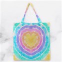 Personalized Tie Dyed Style Name Tote Bag Grocery Tote Bag View2