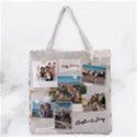 Personalized Collage Travel Photo Any Text Tote Bag Grocery Tote Bag View1