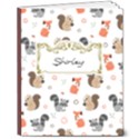 Personalized Name Fox Hardcover Notebook 8  x 10  Hardcover Notebook View1