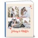 Personalized Photo Name Flower Hardcover Notebook 8  x 10  Hardcover Notebook View1