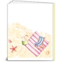 Personalized Name Summer Time Hardcover Notebook 8  x 10  Hardcover Notebook View2