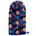 Personalized Checked Xmas Photo Microwave Oven Glove Microwave Oven Glove View1