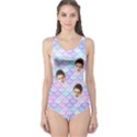 Personalized Mermaid Photo One Piece Swimsuit One Piece Swimsuit View1