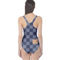Personalized Denim Photo One Piece Swimsuit One Piece Swimsuit View2