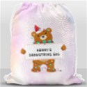 Personalized Any Text Xmas Bear Drawstring Bag Drawstring Bag (Large) View2