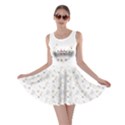 Personalized Name Floral Pattern with frame Skater Dress Skater Dress View1
