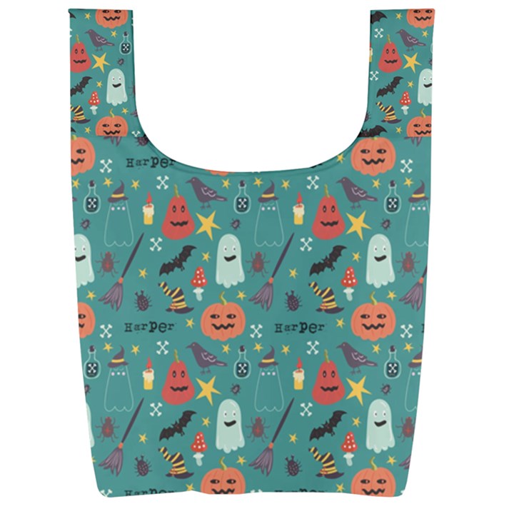 Personalized Name Any Text Foldable Shopping Bag Foldable Shopping Bag