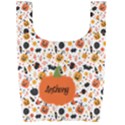 Personalized Halloween Name Any Text Foldable Shopping Bag Foldable Shopping Bag View1