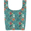 Personalized Halloween Name Any Text Foldable Shopping Bag Foldable Shopping Bag View1