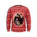 Personalized Photo Xmas Knitted Style Kids  Sweatshirt Kids  Sweatshirt View1
