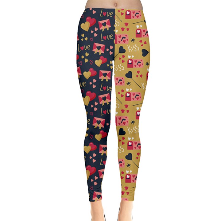 Personalized valentine Everyday Leggings Everyday Leggings 