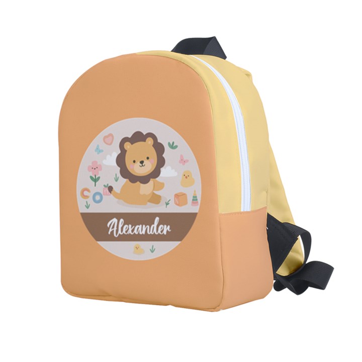 Personalized Cute Animal Name Any Text Kids Age Lightweight Preschool Backpack Kids  Age 2-4 Lightweight Preschool Backpack