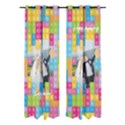 Personalized Photo Lego Style Window Curtain  Window Curtain (Large 96 ) View1
