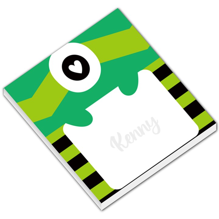 Personalized Name Any Text Monster Small Memo Pads Small Memo Pads