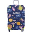 Personalized Name Any Text space illustration luggage cover Luggage Cover (Large) View1